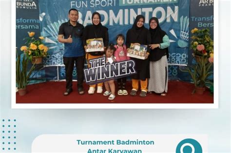 Tingkatkan Kesehatan Dengan Olahraga Badminton Karyawan Rs Ar Bunda