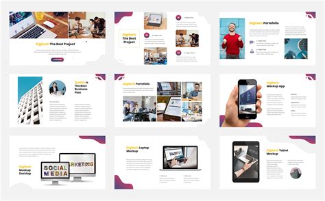 Digitech Digital Business Powerpoint Template