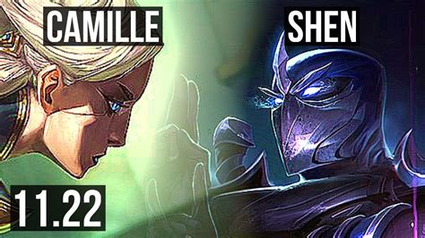 CAMILLE Vs SHEN TOP Rank 3 Camille 15 1 2 Legendary Rank 22 NA