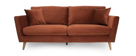 Rust Coloured Sofa | Baci Living Room