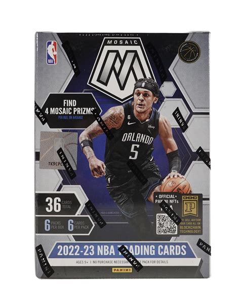 2022 23 Panini Mosaic Basketball 6 Pack Blaster Box DA Card World