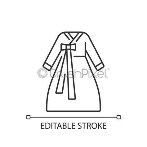 Hanbok RGB Color Icon Stock Vector 3532652 Crushpixel