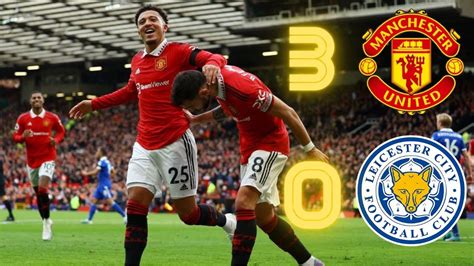 Rashford Scores Again Manchester United Leicester Premier