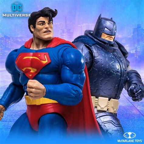 DC The Dark Knight Returns Superman Vs Batman 7 Inch Scale Action