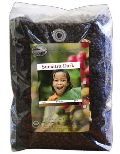 Organic Camano Island Coffee Roasters Sumatra Dark Roast Whole Bean