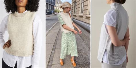 Comment Tricoter Un Pull Sans Manches Pour Femme Marie Claire