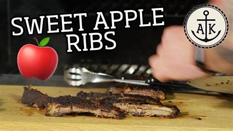 Fruchtige Sweet Apple Ribs Ankerkraut Grillt Youtube