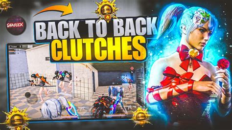 Back To Back Clutches • Bgmi 60fps Montage • Fastest Clutches • Iphone