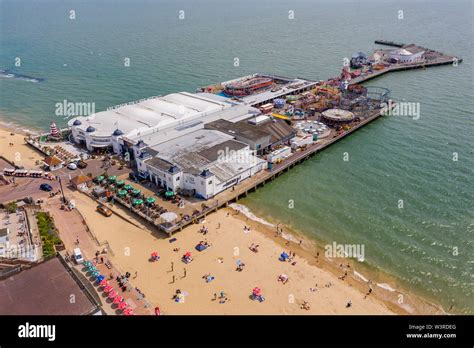 Clacton Pier Aerial View Clacton On Sea Essex Uk Stock Photo Alamy