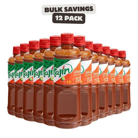 Tajin Mild Hot Sauce Fl Oz Case Walmart
