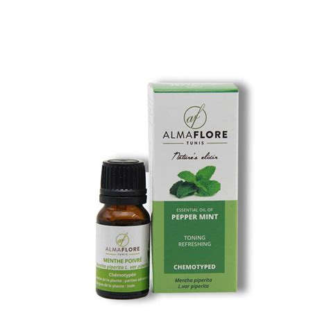 Huile Almaflore essentielle de menthe poivrée 10ml