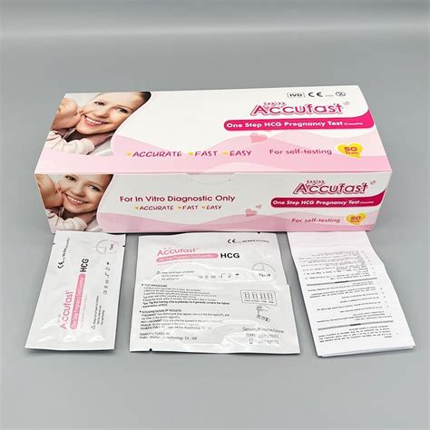 Fertility Test Ce Certified Accurate Urine One Step Test Kit Hcg Pregnancy Strip Pregnancy Test