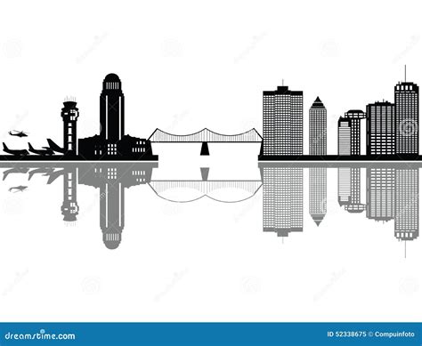 Montreal city skyline stock vector. Illustration of backgrounds - 52338675