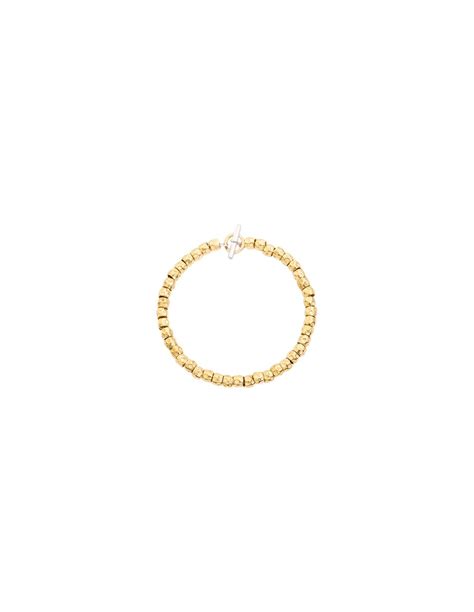 BRACCIALE DODO GRANELLI ORO GIALLO 20CM