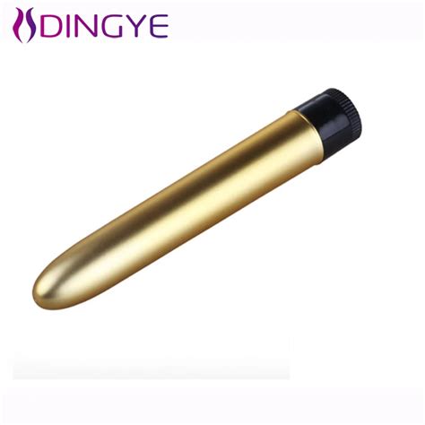 Dingye Gold Bullet Vibrators G Spot Dildo Vibrators Long Stick Body