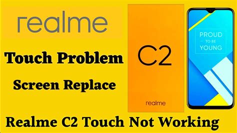 Realme C2 Touch Not Working And Replace Screen Youtube