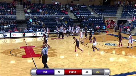 Women's Basketball EMCC Lions @ Itawamba Community College - YouTube