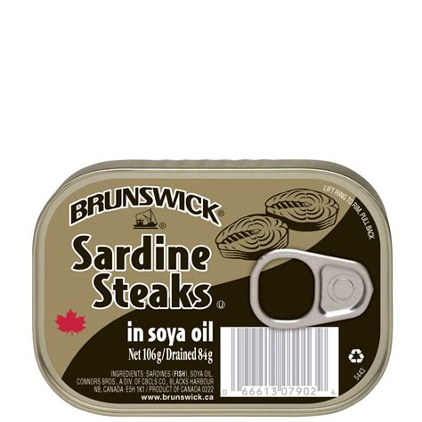 Brunswick Sardine Steak Soya Oil 106g Loshusan Supermarket