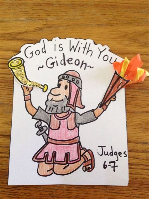 Gideon Craft This Craft Will Help You Prepare Your Sunday School