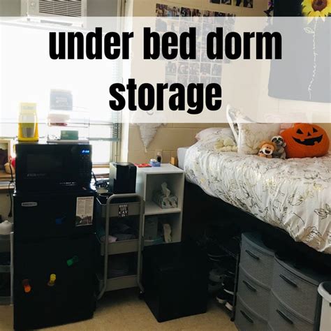 17 Genius Under Bed Dorm Storage Ideas You Need In Your Freshman Dorm