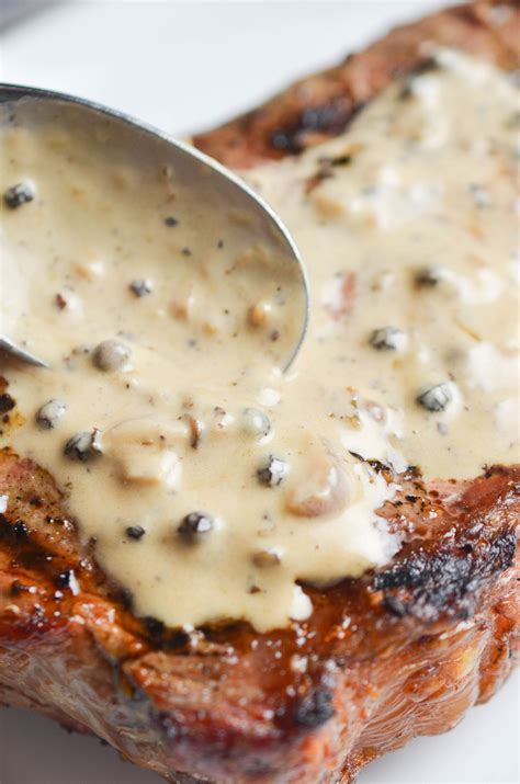 Peppercorn Sauce Without Brandy For Steak Recipe Lifes Ambrosia
