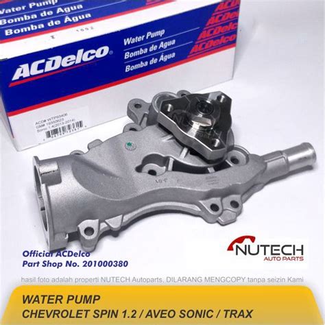 Jual Water Pump Waterpump Chevrolet AVEO SONIC SPIN 1 2 TRAX AC