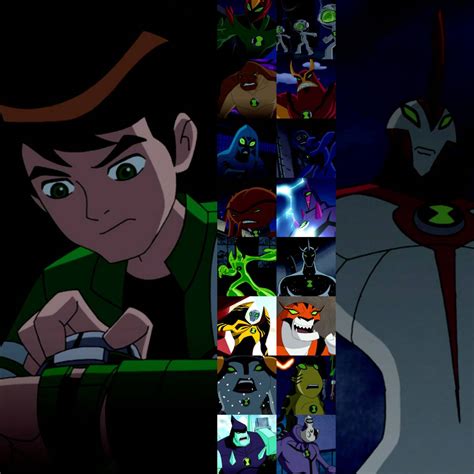 Ben 10 alien force transformations by dckakarott on DeviantArt