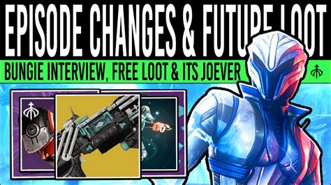 Destiny 2 MAJOR UPDATES FUTURE REWARDS Episode Changes FREE Loot