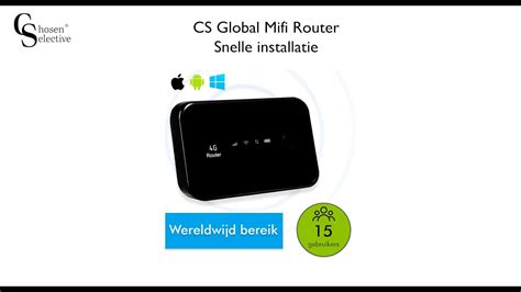 Cs Global Mifi Router Snelle Installatie Youtube