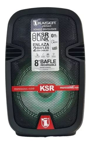 Bafle Amplificado Ksr Msa 7908 Recargable Bluetooth Premium Meses Sin