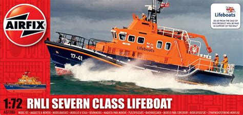 Airfix Rnli Severn Class Lifeboat 172 Scale Model Boat Kit A07280