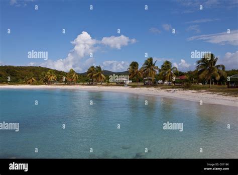 Red Beach Or Playa Caracas Beach In Vieques Island Puerto Rico Stock