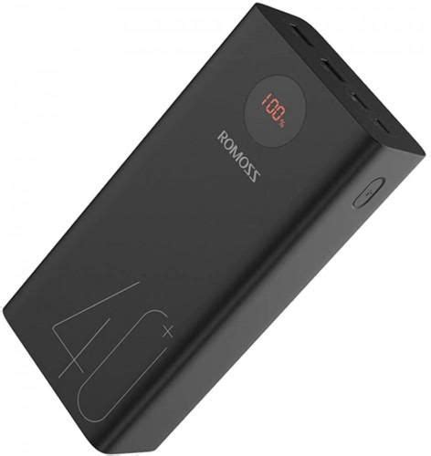 ROMOSS 40000mAh 18W PD USB C Fast Charging Portable Power Bank 3