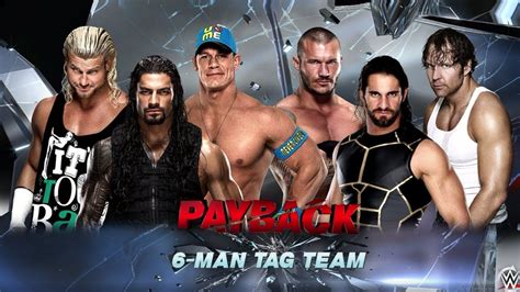 Roman Reigns John Cena Dolph Ziggler Vs Randy Orton Dean Ambrose Seth