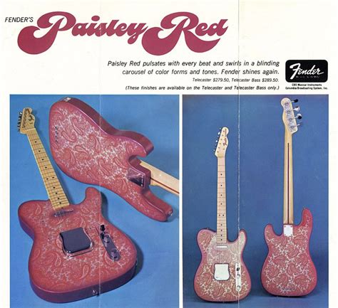 Fender Telecaster Bass 1968 Pink Paisley Bass For Sale Hendrix Guitars