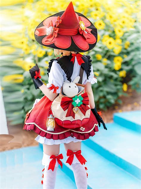 次元依原神cos服可莉琪花星烛cosplay游戏服装全套女可爱风虎窝淘