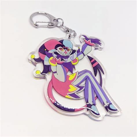 Helluva Boss Fizzarolli Acrylic Charm Preorder Etsy Boss Acrylic