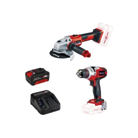 Pack Einhell 18v Power X Change Perceuse Visseuse Te Cd 18 Li E Solo