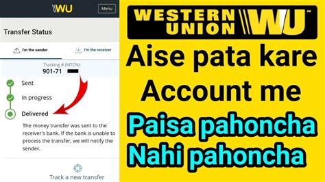 Western Uniononey Transfer Tracking Online Western Union Money Track