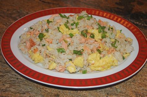 Cooking With Camissonia Salmon Fried Rice