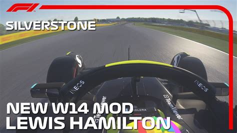 F1 2023 Lewis Hamilton In New W14 Mod Around Lap Silverstone Assetto