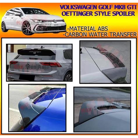 Volkswagen Golf Mk Gti Oettinger Style Spoiler Oettinger Rear Roof