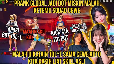 Prank Global Jadi Miskin Malah Ketemu Squad Cewe Malah Dikatain Tol