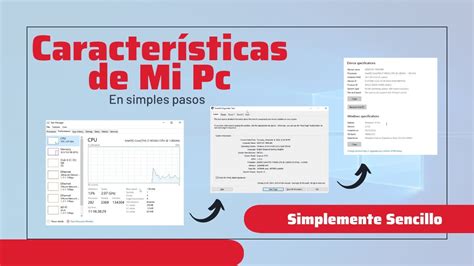 Como Ver Las Caracteristicas De Mi Pc En Windows Youtube