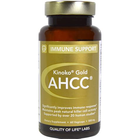 Quality Of Life Labs Kinoko Gold Ahcc Immune Support Mg