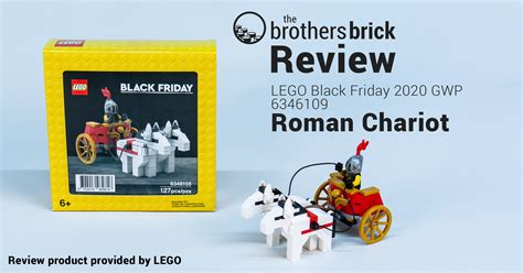 Lego S Black Friday Exclusive Gwp Roman Chariot Review The