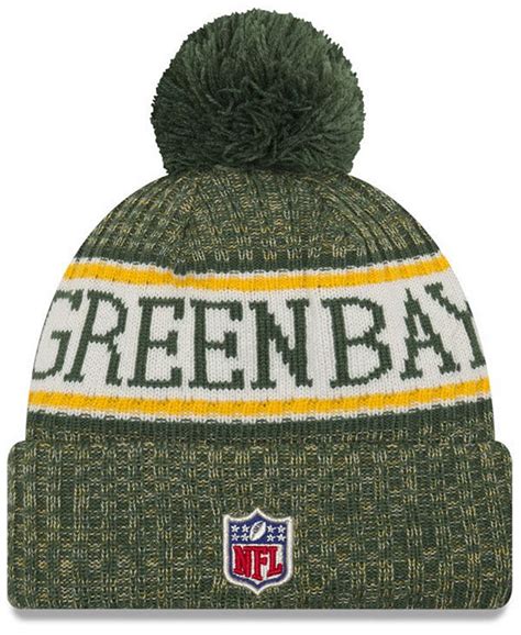 New Era Green Bay Packers Sport Knit Hat Macys