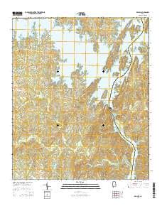 Martin Dam Topo Map In Tallapoosa County Alabama