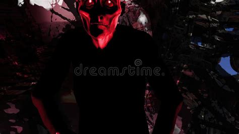 Horror Zombie with Scary Effects Stock Illustration - Illustration of ...