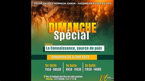 La Connaissance Source De Paix Partie Ii Pst P Guy Telhoro Dimanche